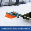 Auto Multifunktionale Schneeschaufel Einziehbares Drehbares Eisbrecher-Entfernungswerkzeug Winter Schneeentferner Autofenster Schneebürste