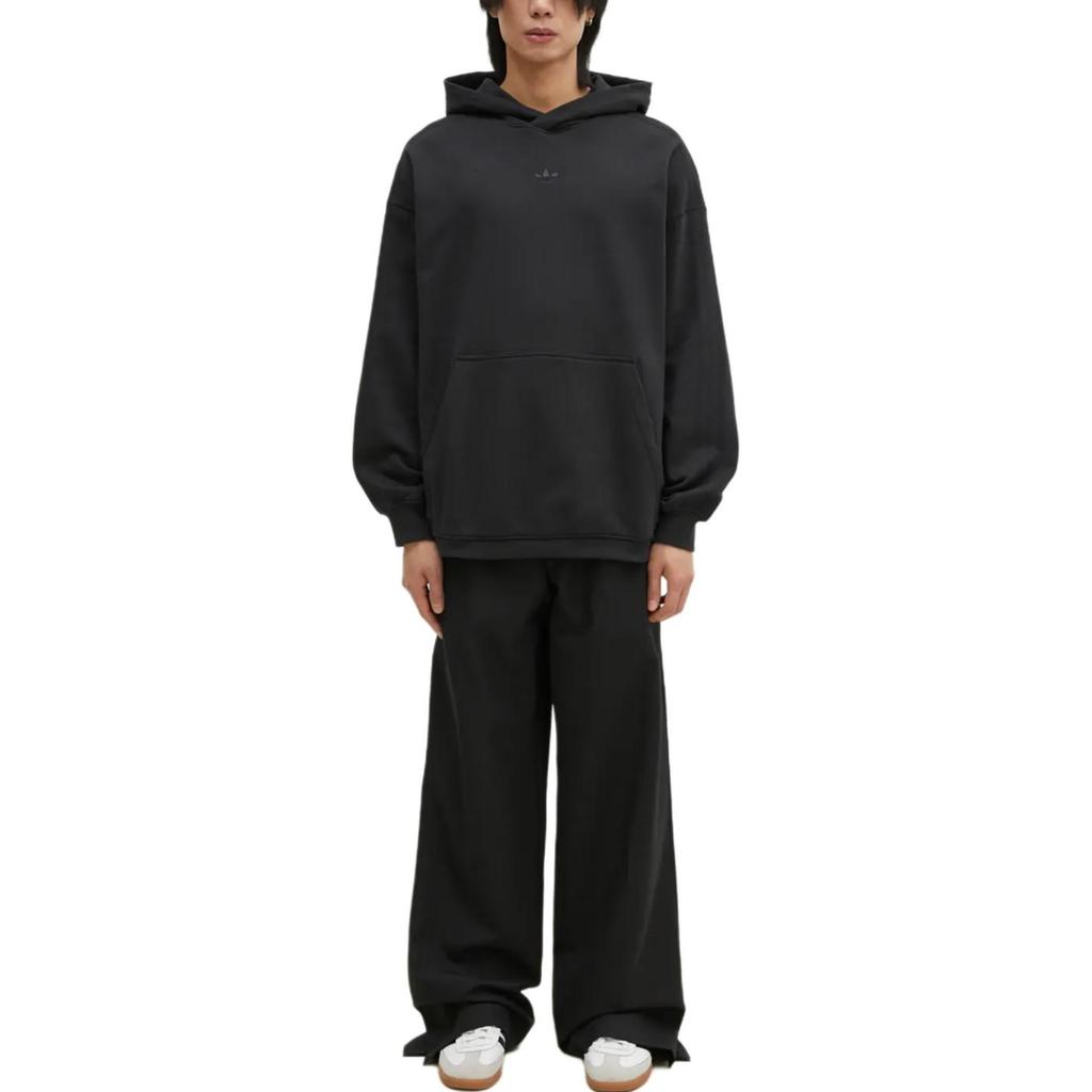 adidas Essentials Hooded Loose Casual Comfortable Sweatshirt Men Sweatshirt Black JC9572