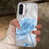 Luxury Flowers Case For Samsung A56 A16 A17 A07 S24 S25 FE Xiaomi Redmi Note 14 13 Pro 14C A5 Huawei Honor 400 200 Lite Pro iPhone 16 Shockproof Cover