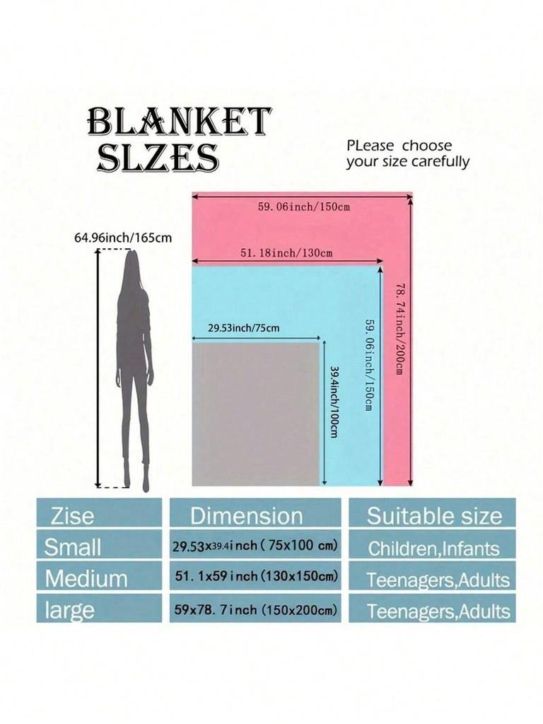 Bright Patchwork Flannel Blanket - Soft and Cozy Throw with Floral and Geometric Patterns for Bed, Sofa, Office, Camping - Mid-c