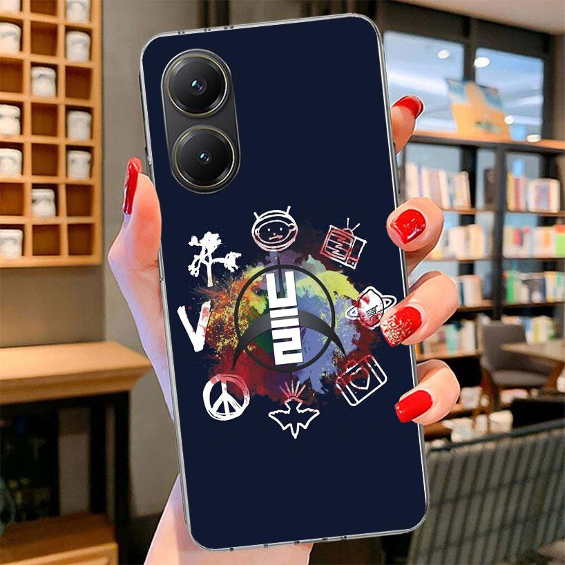 

Band U-U2 Rock Phone Case For Xiaomi Poco F7 Ultra X7 X6 X5 Pro M7 Redmi 15C 15 13C 13 12C 12 10C 10 9A 9C 9T 9 Shell Poco F7 Ul Xiaomi Poco X6 Pro