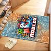 Roblox 81 Floor Rug Office Rug Suitable for Foyer Playrooms Balcony Living Rooms Anti-slip Rug Office Home Decor Perfect Gift for Women/Men