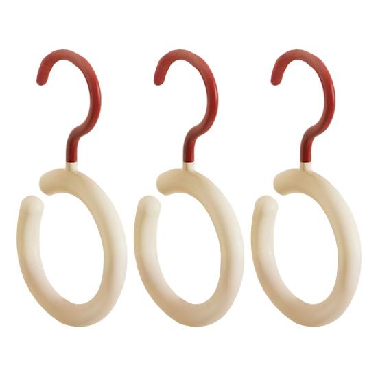 1/2/3Pcs Scarf Storage Hanger Heavy Duty Space-Saving Multi-purpose Hat Waist Belt Wallet Tie Clothes Storage Hook Closet Organizer