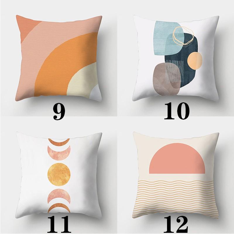 Art Drawing Style Pillowcase Square Sofa Pillowcase Abstract Main Image Cushion Cover