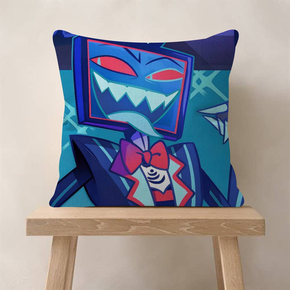 Anime HHelluva Boss Vox   Pillow Gift Home Office Decoration Bedroom Sofa Car Cushion Cover case 45x45