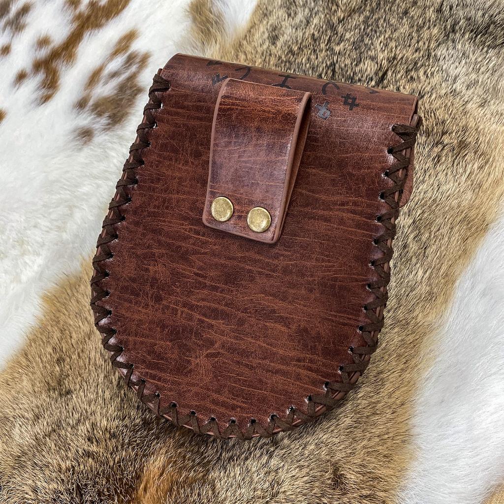 Halloween Christmas Medieval Knight Waist Pouch Renaissance Belt Set Viking Warrior Cosplay Prop