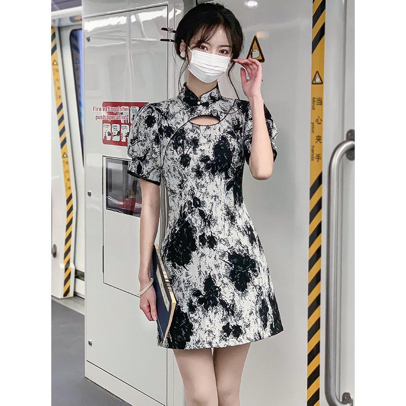 Petite Chinese Qipao: Summer 2025 Daily Wear Niche Dress for Young Women