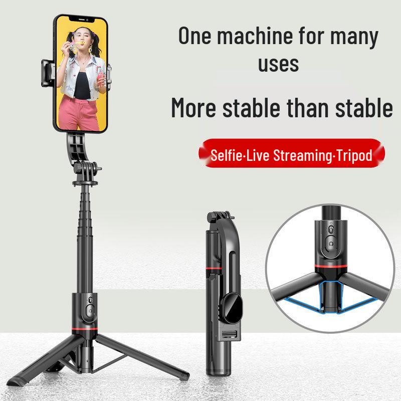 L12 Bluetooth Selfie Stick & Desktop Stand: Extendable Beauty Camera Tripod for Live Streaming