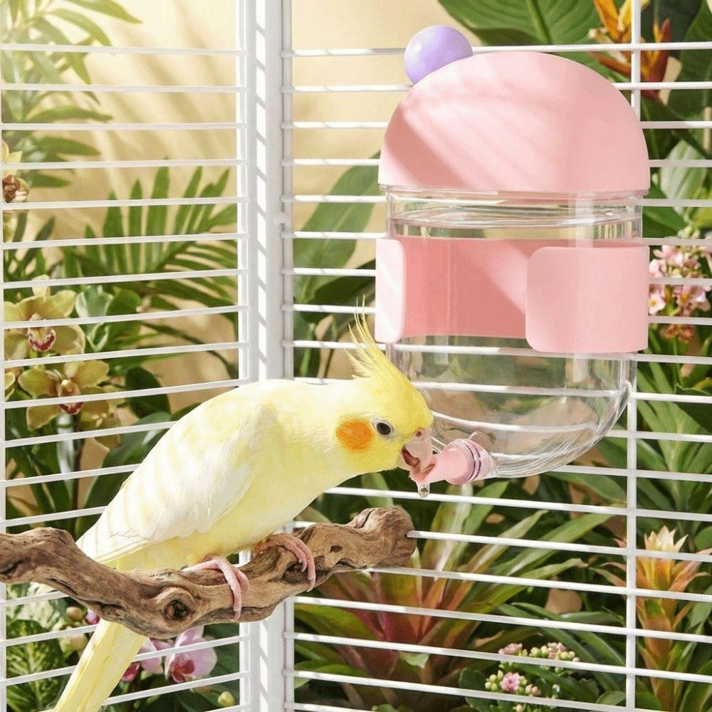 Large Capacity Parrot Water Dispenser Leak-proof Bird Drinking Cup  for Bird Cage