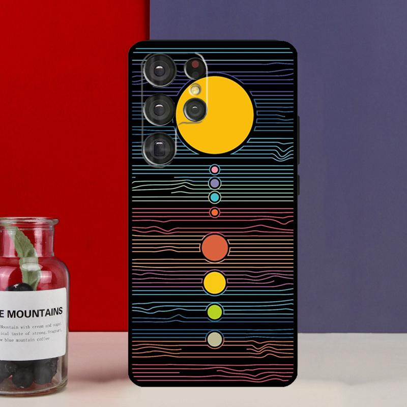 Space Planets Solar System Funda Case For Samsung Galaxy S25 Ultra S9 S10 S20 S21 S22 Plus S23 Ultra S24 FE Phone Cover