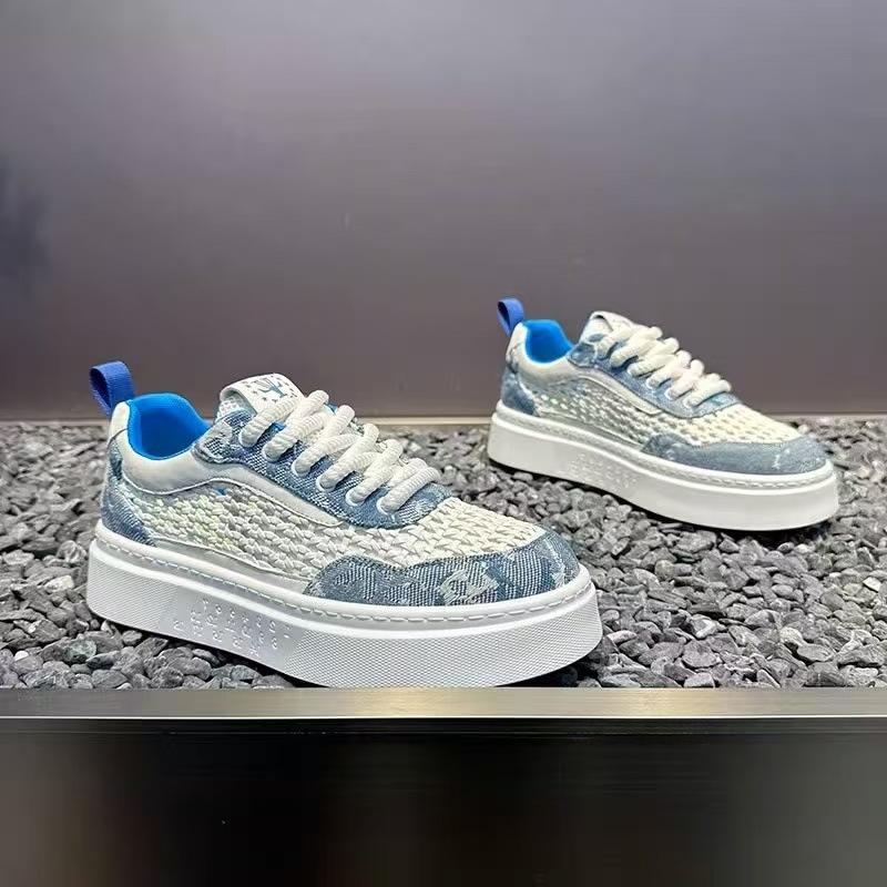 

Men s shoes summer new breathable mesh thick baseplate shoes comfortable versatile sports and leisure shoes trendy men s shoes 39