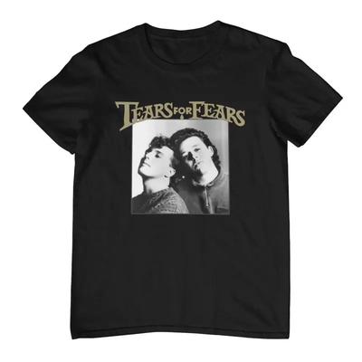 Tears For Fears Band T-Shirt Schwarz Baumwolle Alle Größen Fan S Bis 5XL