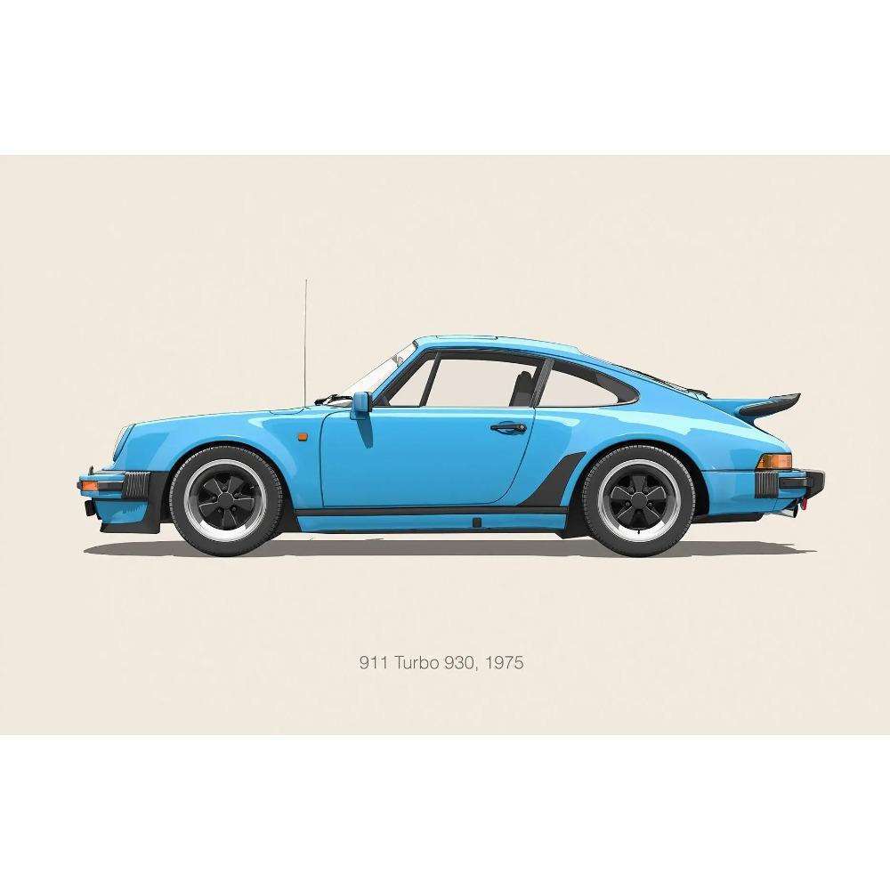 Minimalist Sports Car Posters Vintage  Luxury Car Porsche Ferrari Prints Canvas Painting Wall Art Pictures Kids Boys Room Decor