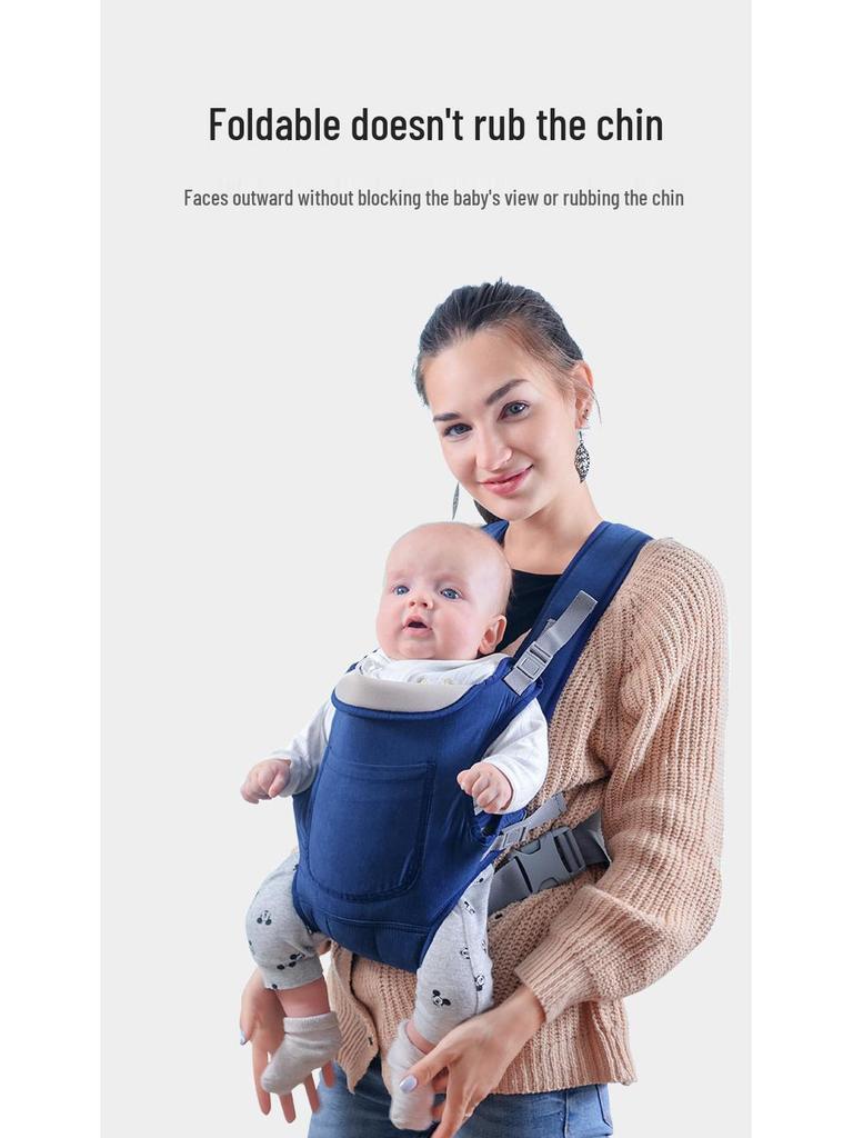 Multifunctional Newborn Double Shoulder Baby Carrier Sling for Front and Back Carry