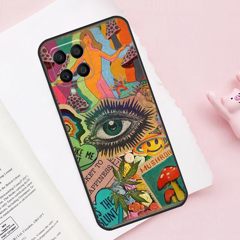 Eye Illustration Case For Samsung Galaxy M15 M35 M55 M51 M31 M21 M11 M16 M36 M56 M53 M12 M32 M52 M14 M34 M54