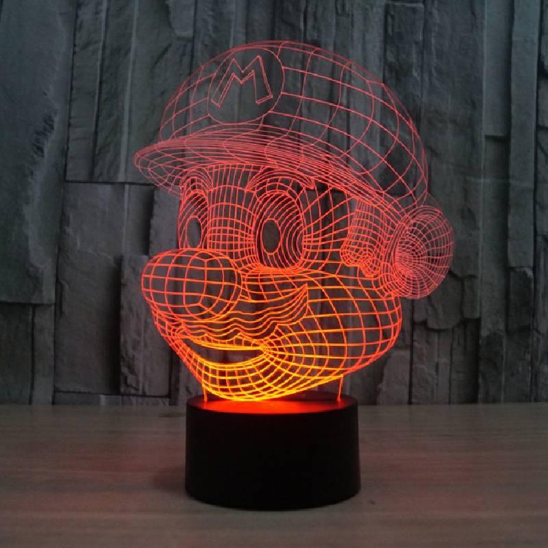 Led Night Superheroes Light Color Changing Mode Living Room Decor Bedroom