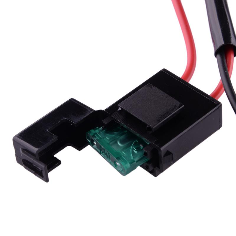 Universal 12V 30A LED Work Fog Light Lamp Bar Wiring Harness Cable Relay On/Off Switch Kit