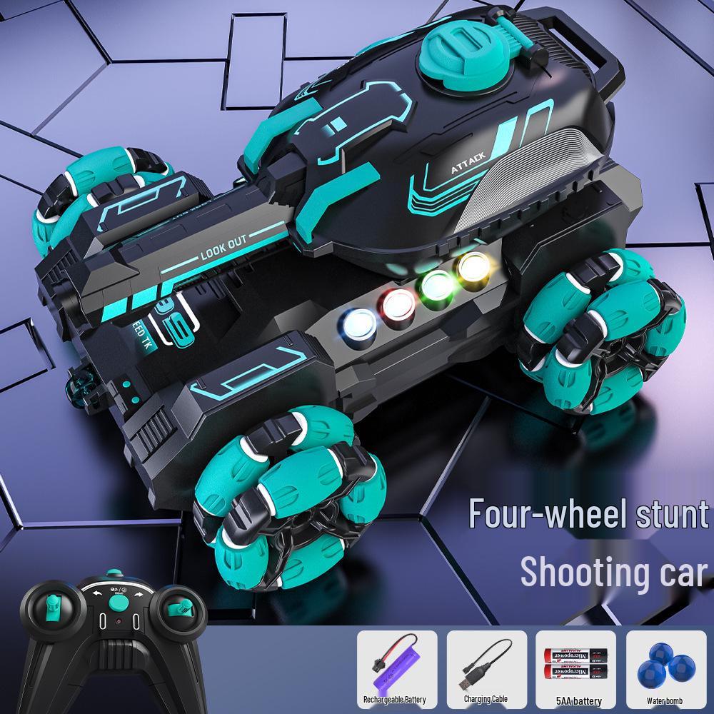 Kids  Six-Wheeled Gesture-Control Stunt Car: Remote-Controlled, Deformation, Off-Road Toy 1:18 [Single Battery]