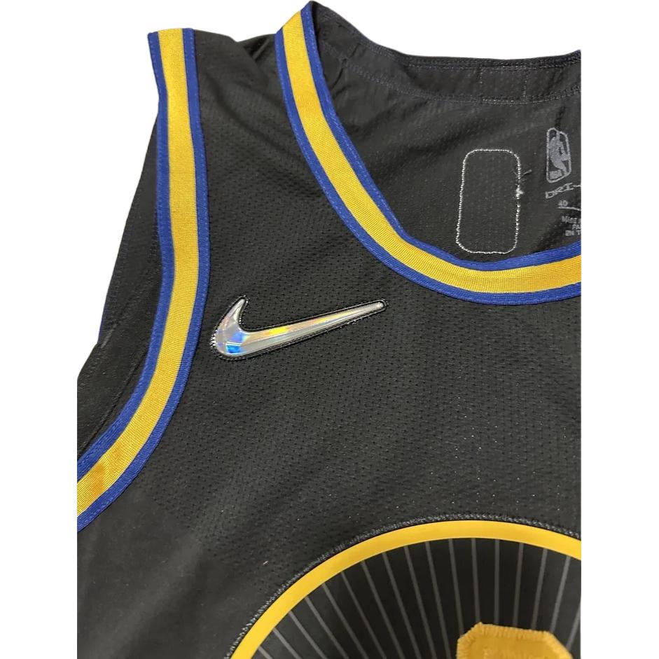 Nike X NBA Collaboration Golden State Warriors Fashion Comfortable Sleeveless Basketball Jersey Men Jersey Black DB3671-010