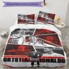 Ronaldo's Cr7 Goal Celebration Bedding Set, Breathable Duvet Cover with Pillowcases, Soft Bed Linen for Bedroom Home Decoration, Perfect Festival Birt