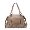 Large capacity casual soft leather rivet tote bag women's 2026 autumn casual versatile shoulder messenger bag