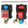 12V 24V Auto Battery Disconnect Switches With Light Power Display Suitable For Consistent Energy Monitoring And Safety