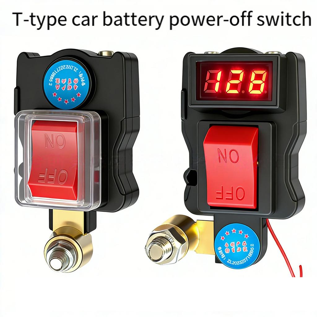 12V 24V Auto Battery Disconnect Switches With Light Power Display Suitable For Consistent Energy Monitoring And Safety