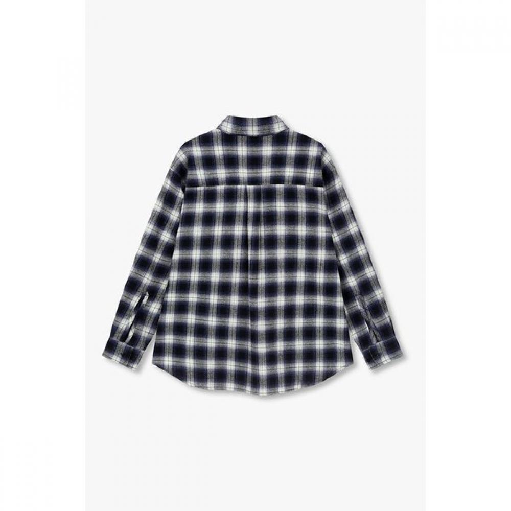 Studio Tomboy Oversized Pocket Check Shirt 9176321971