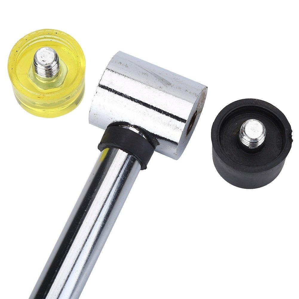 Rubber Guitar Luthiers Tool Double Headed Fret Hammer Guitar Wire Replacement Tool for Fretboard Instrument Accessries