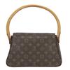 Used LOUIS VUITTON Shoulder Bag Mini Looping M51147 Monogram/Nume Leather Brown