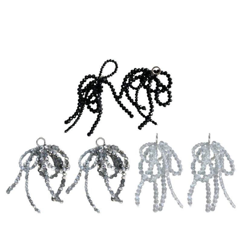 2Pieces Fashion Shoe Decoration Lovely Bowknot Pendant Stylish Shoe Adornment Shoes Accessaries Suitable for Daily