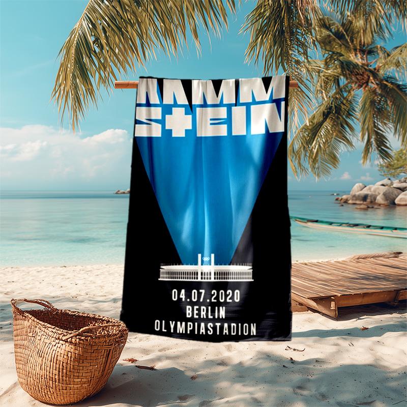 Till Lindemann, Lead Singer of the German Heavy Metal Rock Band Rammstein, Outdoor Camping Vacation Swimming Beach Scarf Decorative Blanket F15