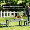 3 Pieces Wooden Dog Agility Training Equipment with Soft Bridge, Pause Platform and Pet Stair for Outdoor, Grey