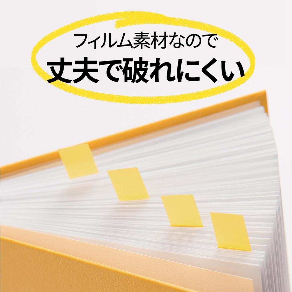 Film Sticky Note Heading Transparent Slim 44 X 6mm 20 Sheets 9 Colors 20 Pads 6802MS Index Stickers Post-it