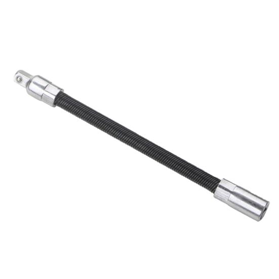 1/3Pcs Flexible Shaft Extension Bar 3/8" 1/4" 1/2" Drive Bendable Socket Wrench Extender