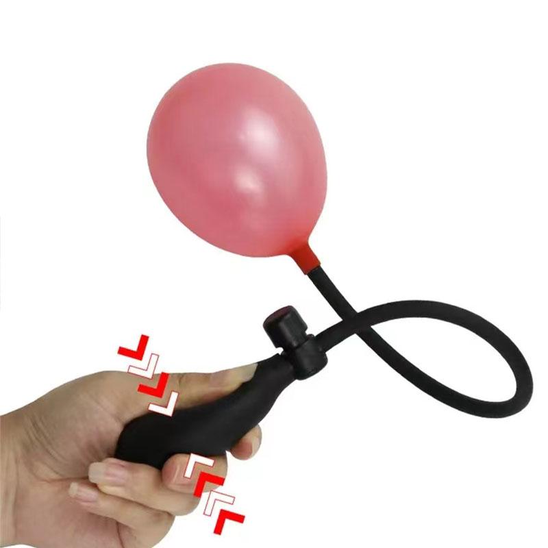 Silicone Expandable Inflatable Anal Pulg Vagina Massager Dilator Butt Pulg BDSM Sex Toy for Men