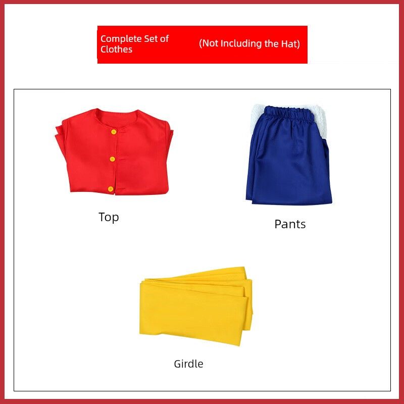 One Piece Nika Luffy Cosplay Costume, Second Generation Two Years Later Version, in Stock Complete Set of Luffy Costumes [Excluding Hat] 150