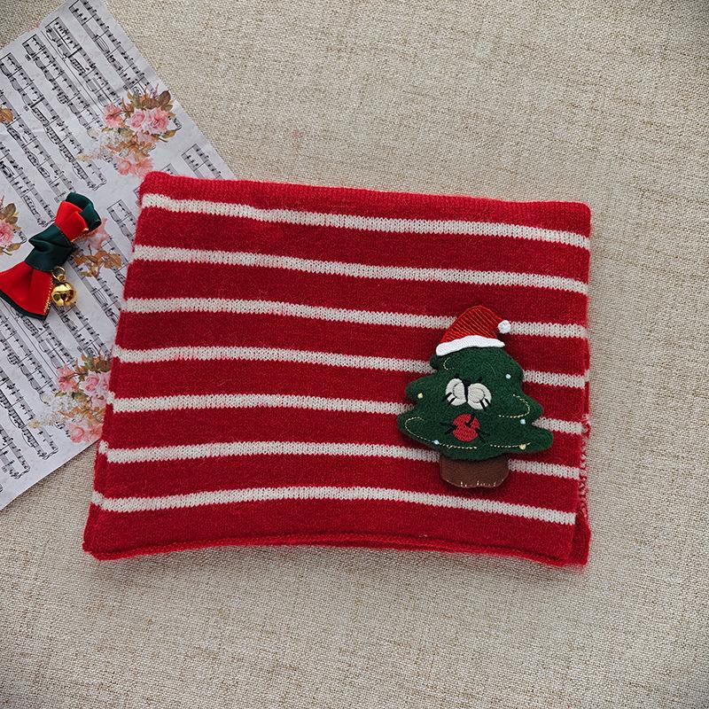 Children's 2025 Winter Red Scarf: Warm, Windproof Neck Gaiter for Girls - Cute and Protective