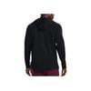 Under Armour Düz Renk Bağcıklı Kapüşonlu Sweatshirt Uzun Kollu Erkek Üstleri Siyah 1366259-001