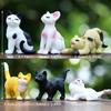 Katzen Plüschtier Set Mit Pvc Material Niedliches Realistisches Design Für Sammler Und Kinder