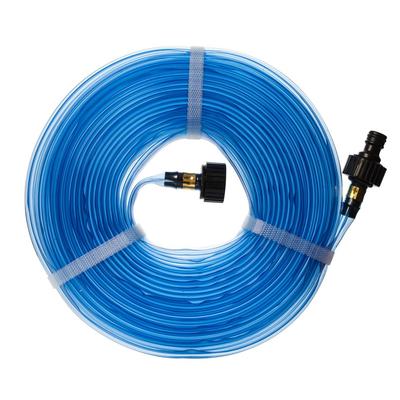 Takagi Poly (PVC) Wąż nawadniający, 10m, Zasięg nawadniania 1-3m szeroki x 10m długi, 350 otworów, G410, Niebieski