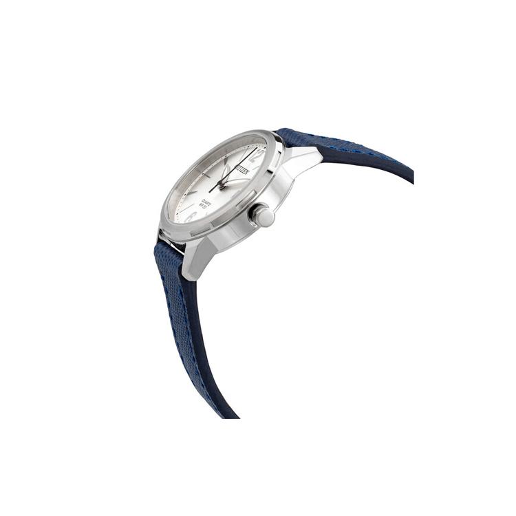 Citizen 50m Water Resistant Quartz Movement Cow Leather Strap Watch Women's Watch White Dial EU6070-19A