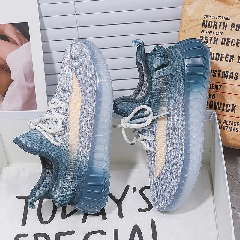 Baskets Femmes Chaussures de Sport en Mesh Respirantes Ballerines Zapatillas De Mujer Mode Lacets Ballerines Running Zapatos Printemps Automne Adulte