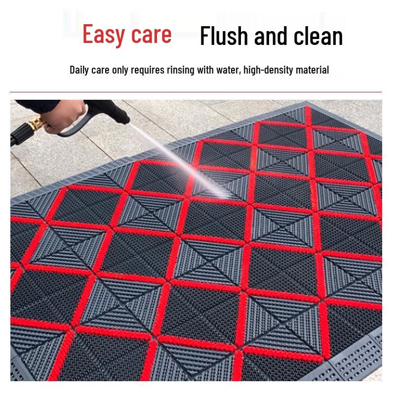 Interlocking Anti-Slip Outdoor Entryway Dirt & Dust Removal Mat