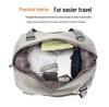 Women's Large Capacity Fitness & Yoga Travel Bag with Wet/Dry Separation