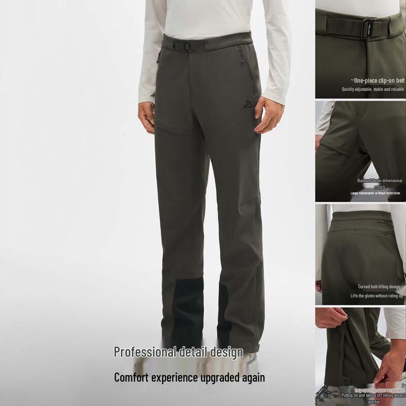 Pelliot Men's Warm Softshell Hiking Pants