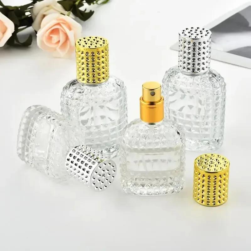 1/3Pcs Perfume Spray Bottles Portable Travel Pineapple Shape Dispenser 30/50ML Refillable Transparent Spray Bottles For Travel