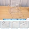 2Pcs Acrylic Display Stand Desktop Multipurpose 3 Tier Display Box Clear Showcase for Collectible Figures and Blind Box Toys