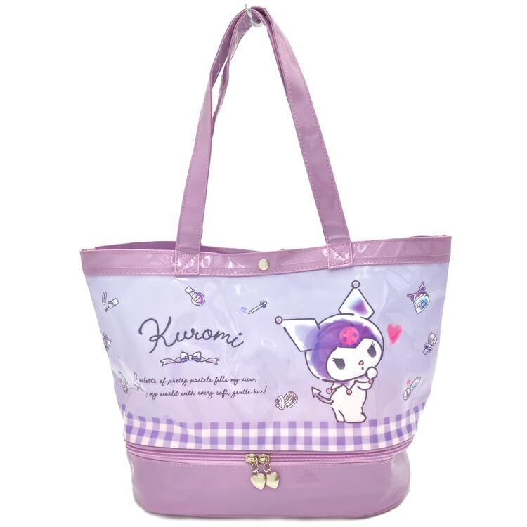 

Сумка-тоут Kuromi Vinyl с карманом K Company 579692 Летняя вещь SANRIO Sanrio
