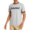 Timberland T Shirts Men's Gray Crew Neck Moderate Straight Fit A2B86052
